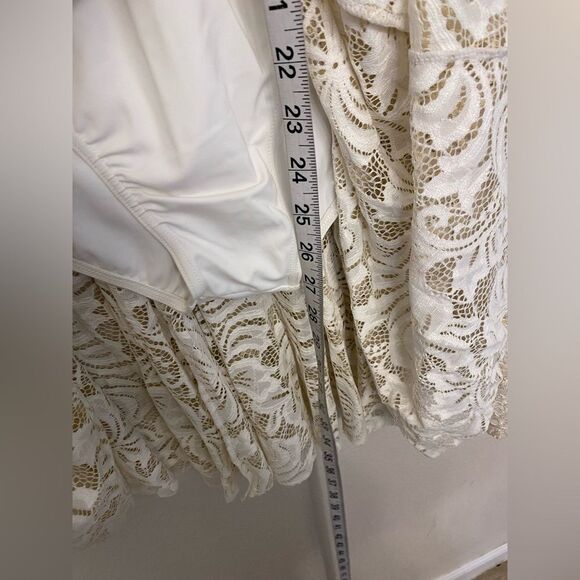 WEISSMAN Dance ballet lyrical white gold lace costume MY DESTINY 10124 SA adlt - Picture 7 of 12